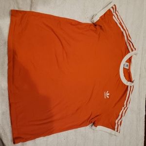 Adidas 3 stripes t shirt